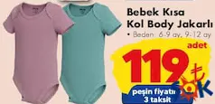 KANZ BEBEK KISA KOL BODY JAKARLI